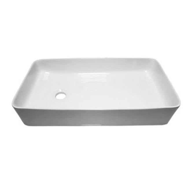 Barclay - Bernadine 24'' Rectangular Basin, White - White