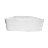 Bernadine 24'' Rectangular Basin, White