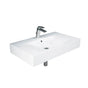 Barclay - Des 810 Wall-Hung Basin 1-hole, White - White