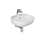 Barclay - Illusion 500 Wall-Hung Basin 1-hole, WHITE - White