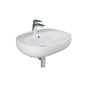 Barclay - Illusion 600 Wall-Hung Basin 1-hole, WHITE - White