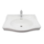 Barclay - Ensal Wall-Hung for 8'' WS Hole, Overflow, White - White