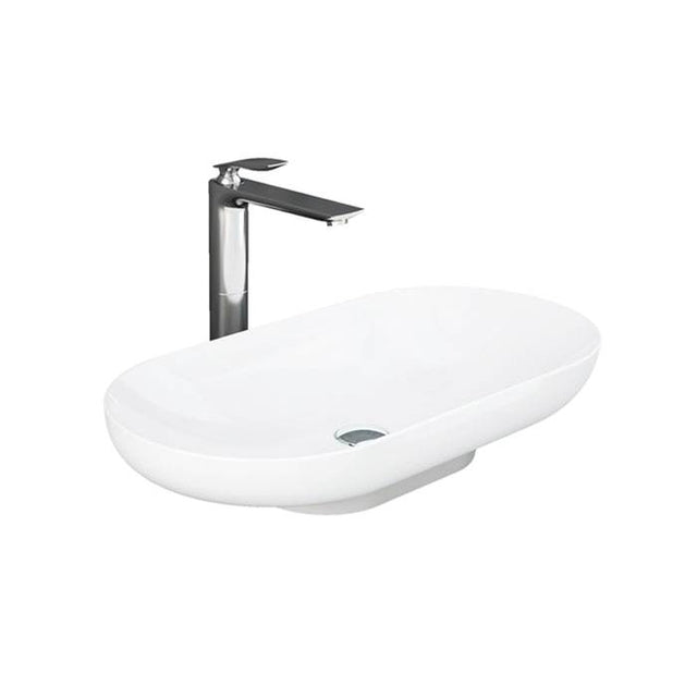 Barclay - Des 27-1/2'' Vessel, no faucet holes, White - White