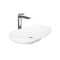 Barclay - Des 27-1/2'' Vessel, no faucet holes, White - White