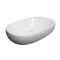 Barclay - Illusion 23-5/8'' Vessel, NO faucet holes, White - White