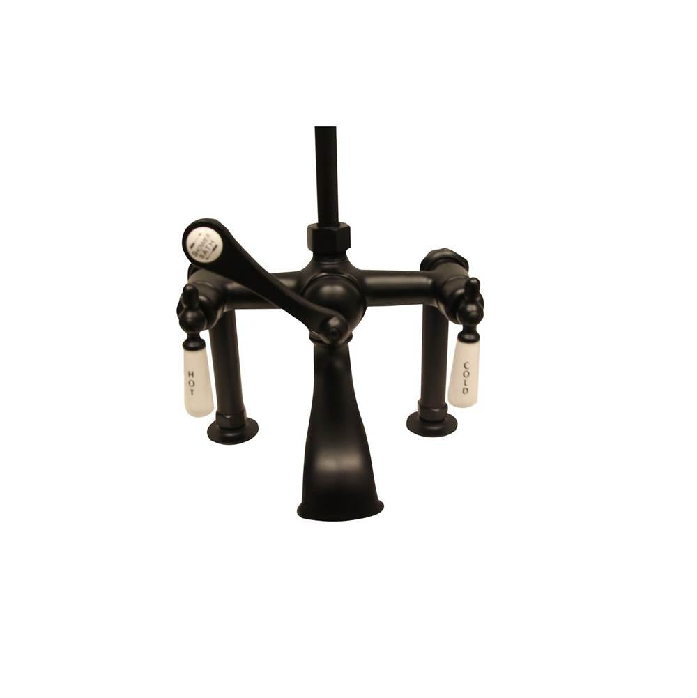 Elephant Spout, 6'' Mounts,  Riser, Lvr Hdle, Brush Nickel
