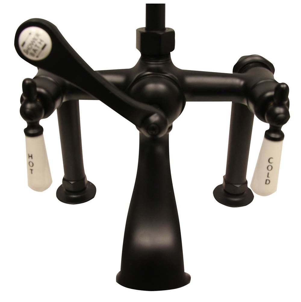 Elephant Spout, 6'' Mounts,  Riser, Lvr Hdle, Brush Nickel