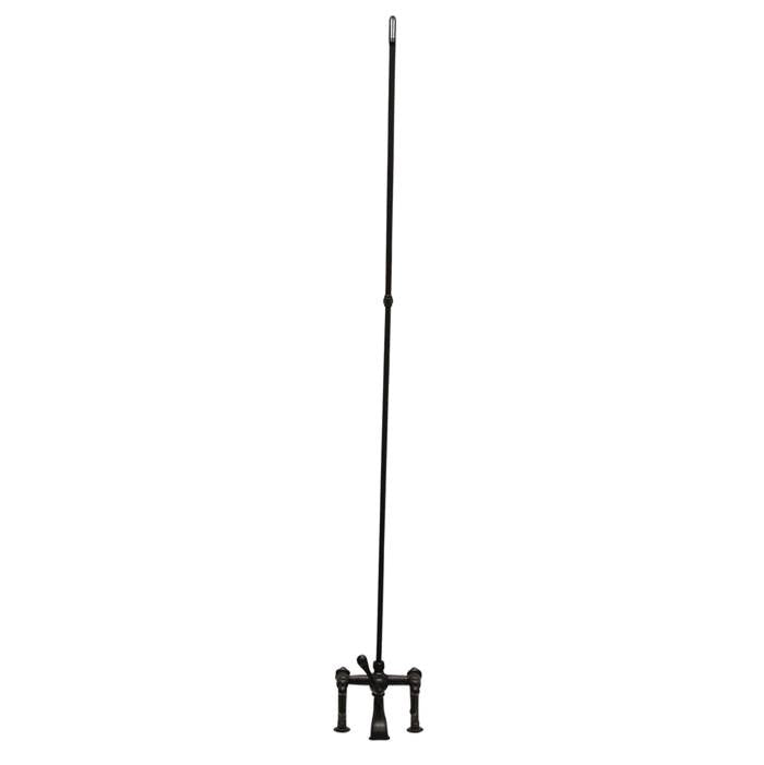 Barclay - Elephant Spout, 6'' Mounts, 62'' Riser,Metal Lvr Hdle,Matt BL - Matte Black