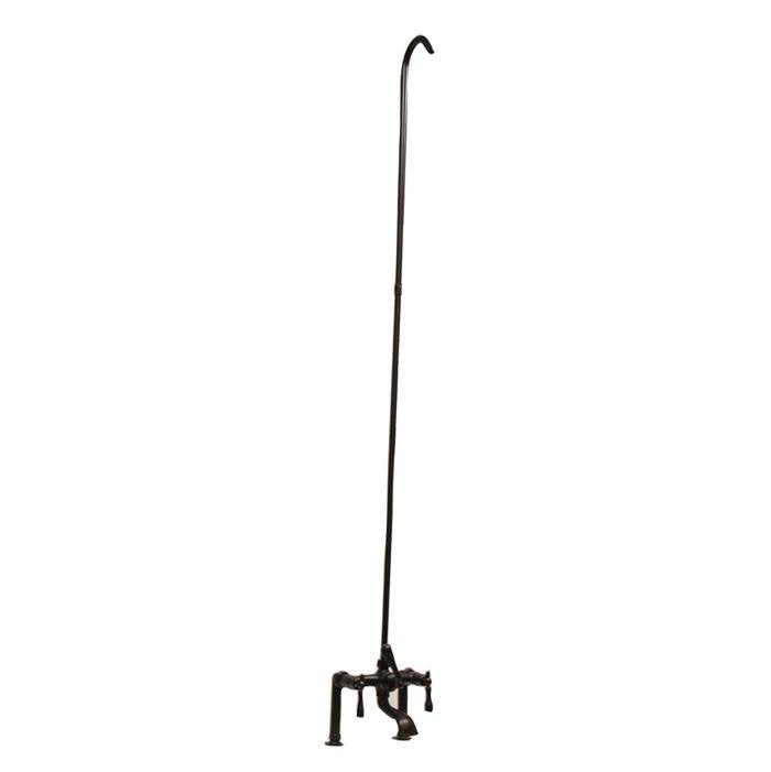 Barclay - Elephant Spout, 6'' Mounts, 62'' Riser,Metal Lvr Hdle,Matt BL - Matte Black