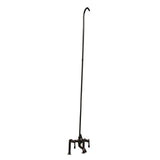 Barclay - Elephant Spout, 6'' Mounts, 62'' Riser,Metal Lvr Hdle,Matt BL - Matte Black