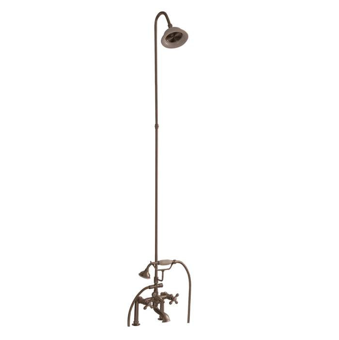 Barclay - Elephant Spout, Riser, Shower head, Crs Hdle, Matte Black - Matte Black
