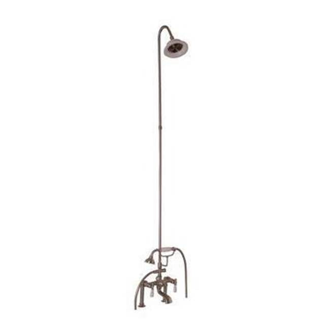 Barclay - Elephant Spout, Riser, Shower head, Lvr Hdle,Matte Black - Matte Black