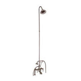 Barclay - Elephant Spout, Riser, Shower head, Lvr Hdle,Matte Black - Matte Black