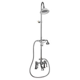 Barclay - Elephant Spout,Riser,ShwrHead Hand Shwr,Mtl Lvr Hdls,Mat BL - Matte Black