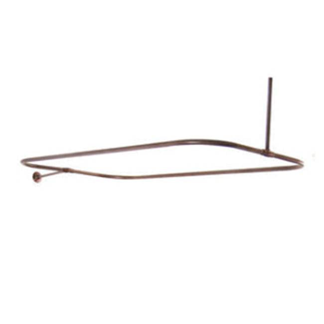 Barclay - 4150 Rectangular Shower Rod,  54 x 24'', Oil rubbed Bronze - Oil Rubbed Bronze