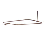 Barclay - 4150 Rectangular Shower Rod,  54 x 24'', Oil rubbed Bronze - Oil Rubbed Bronze
