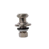 Barclay - Straight Couplers Set of 2, Polished Nickel - Polished Nickel