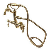 Barclay - Hook Spout w/Hand Shwr,Tub Wall Mount,Metal Lever Hdls,PN - Polished Nickel
