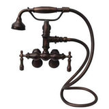 Barclay - Hook Spout w/Hand Shwr,Tub Wall Mount,Metal Lever Hdl,ORB - Oil Rubbed Bronze