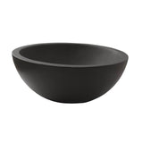 Barclay - Caspar Small Oval Vessel Dark Grey Concrete - Cool Gray