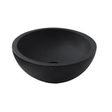 Caspar Small Oval Cement Vessel, Dusk Gray