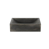 Barclay - Eldon Rect Above Counter Basin Dark Grey Concrete - Cool Gray