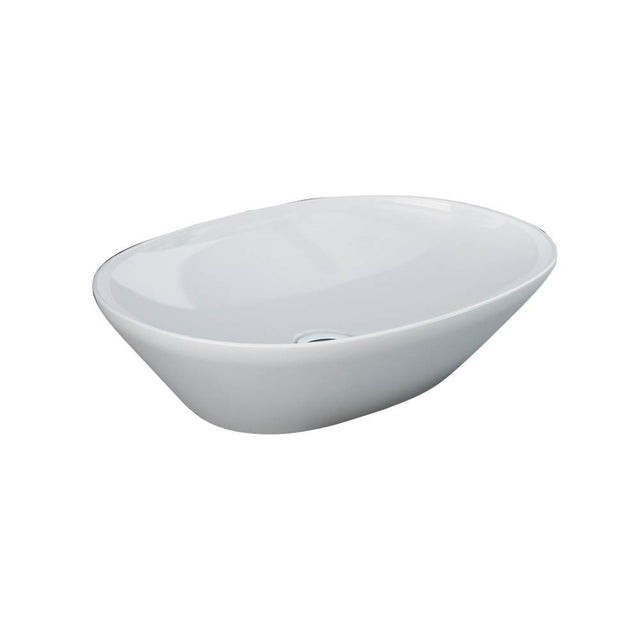 Barclay - Variant 19-3/4'' x 14'' Oval Counter Top Basin in White - White