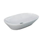 Barclay - Variant 23-5/8'' x 14'' Oval Counter Top Basin in White - White