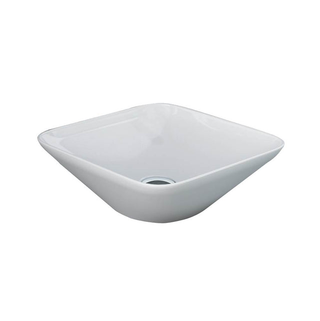 Barclay - Variant 14'' x 14'' Square Counter Top Basin in White - White