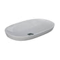 Barclay - Variant 19-3/4'' x 14'' Oval Drop-In Basin in White - White