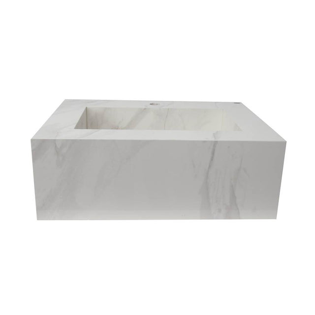 Barclay - Precious 24-7/8'' Porcelain,NO Hole,WallHung,w/Drain Carrara - Carrara