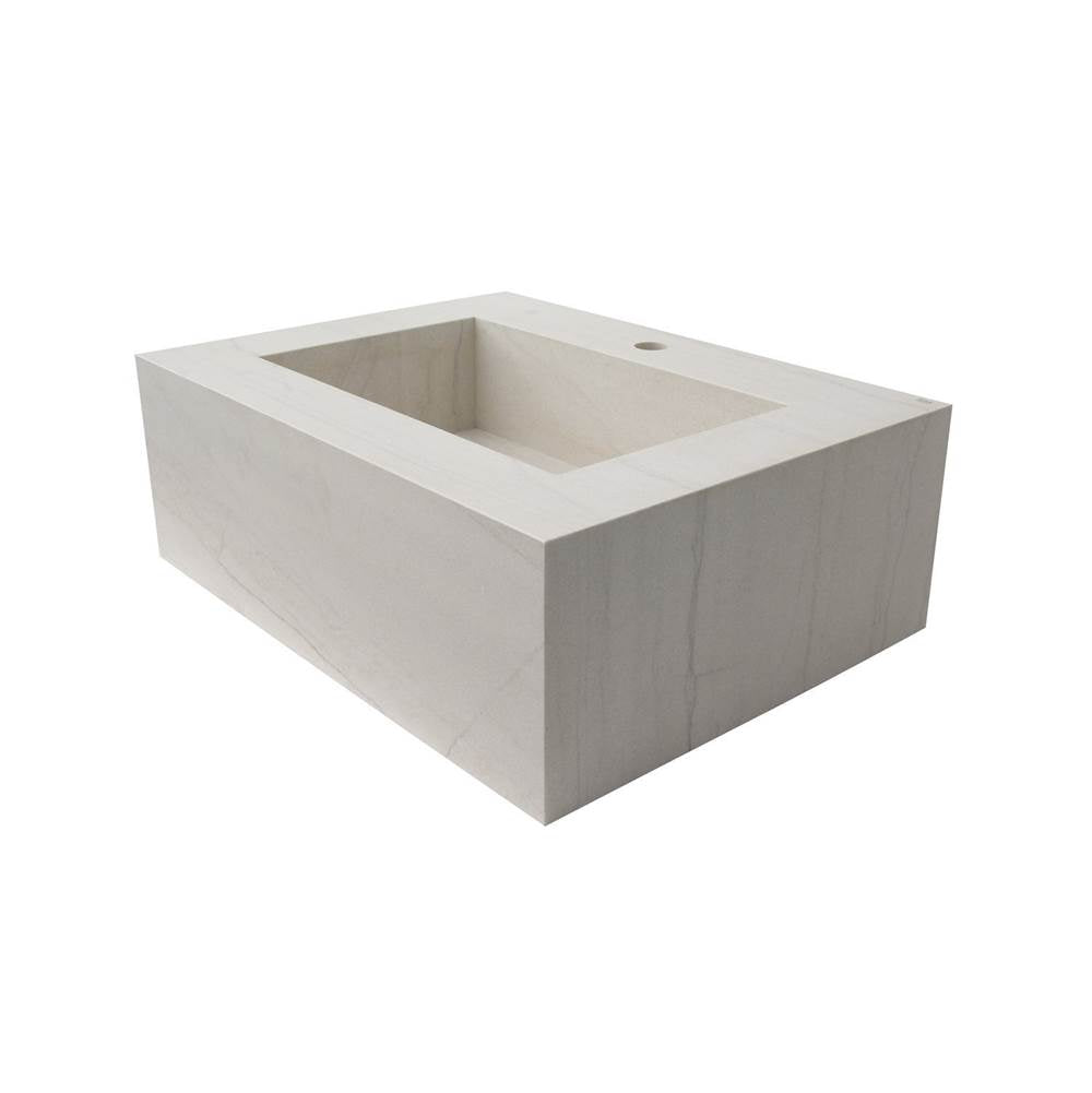 Barclay - Precious 24-7/8'' Porcelain, NO Hole,WallHung,w/Drain Macaubas - Macaubas