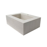 Barclay - Precious 24-7/8'' Porcelain, NO Hole,WallHung,w/Drain Macaubas - Macaubas