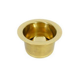 Barclay - 3-1/2'' Extra Deep Garbage Disposer Flange & Stopper,PB - Polished Brass