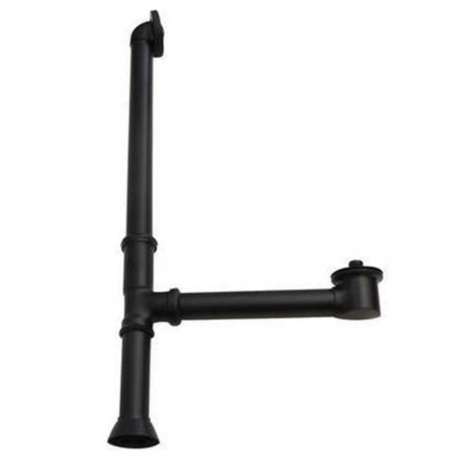 Barclay - Tub Waste & Overflow, 1 1/2'', Matte Black - Matte Black