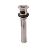 Barclay - Grid Drain w/Overflow, Matte Black - Matte Black