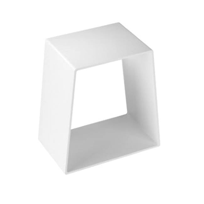Barclay - BARstone Shower Stool, White Matt - Matte White