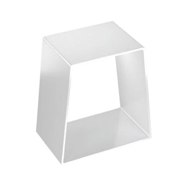 BARstone Shower Stool, White Gloss