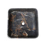Barclay - Maxton Square Sink, 15-3/4'' Honed King Gold Marble - Honed King Gold Marble