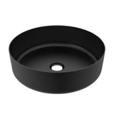 Barclay - Kana 15'' SS Vessel W/drain Black - Black