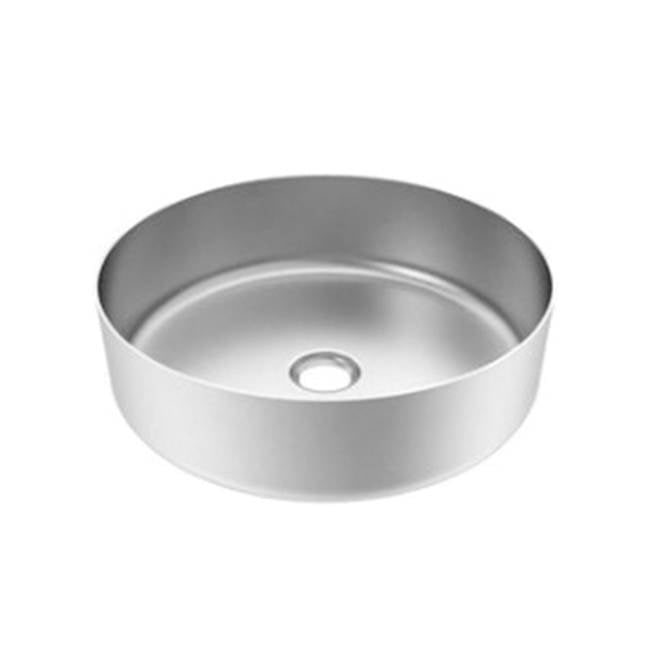 Barclay - Kana 15'' SS Vessel w/drain Brushed - Brushed