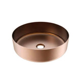 Barclay - Kana 15'' SS Vessel W/drain Copper - Copper