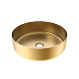 Barclay - Kana 15'' SS Vessel W/drain  GOLD - Gold