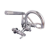 WM Gooseneck Tub Fct w/ HS Lever Hndls, Brushed Nickel