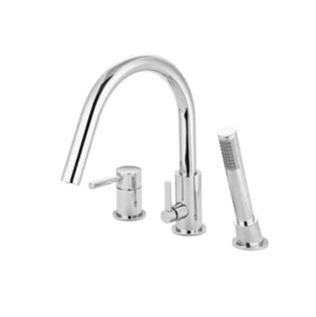Barclay - Shelby Roman Tub Faucet w/Handshower,Oil Rubbed Bronze - Oil Rubbed Bronze