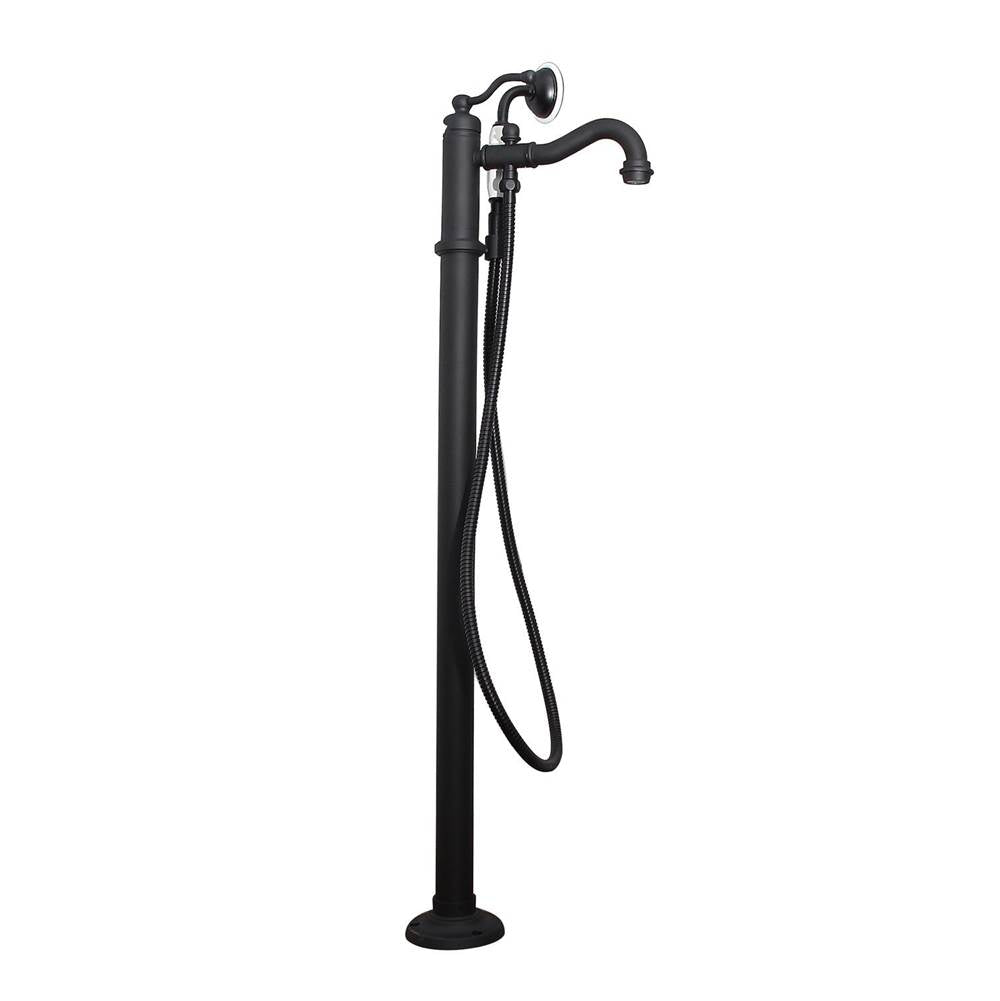 Barclay - Lamar Freestanding Filler Matte Black - Matte Black