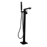 Barclay - Cohen Freestanding Faucet  (Brass),W/Handshower, MB - Matte Black