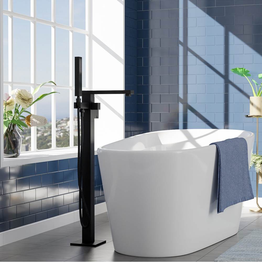 Cohen Freestanding Faucet  (Brass),W/Handshower,BN