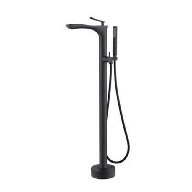 Barclay - Kayla Freestandng Tub Filler  w/HS, Matt Black - Matte Black