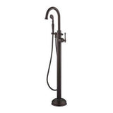 Barclay - LeBaron Freestandng Tub Filler  w/HS, Oil Rubbed Bronze - Oil Rubbed Bronze